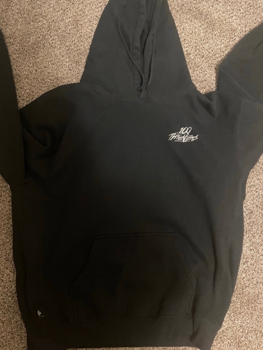 NWOT 100 Thieves Foundations Black Hoodie